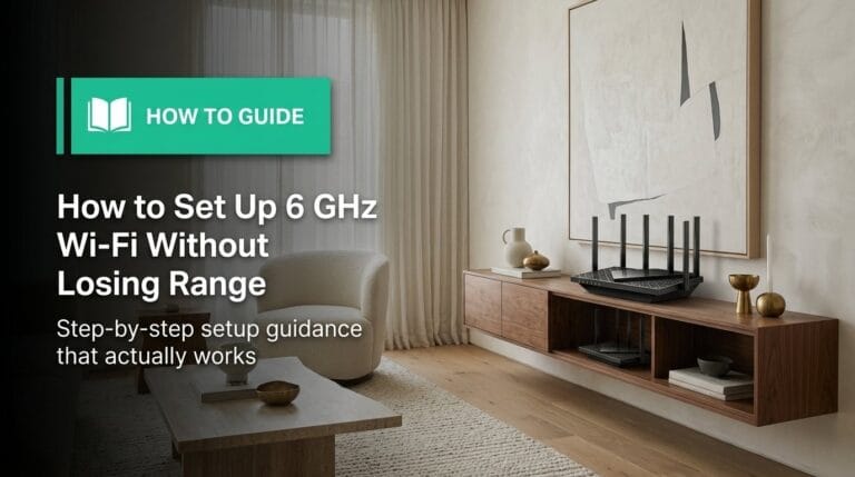 How to Set Up 6 GHz Wi-Fi Without Losing Range