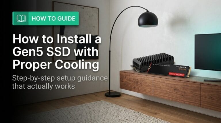 How to Install a Gen5 SSD with Proper Cooling
