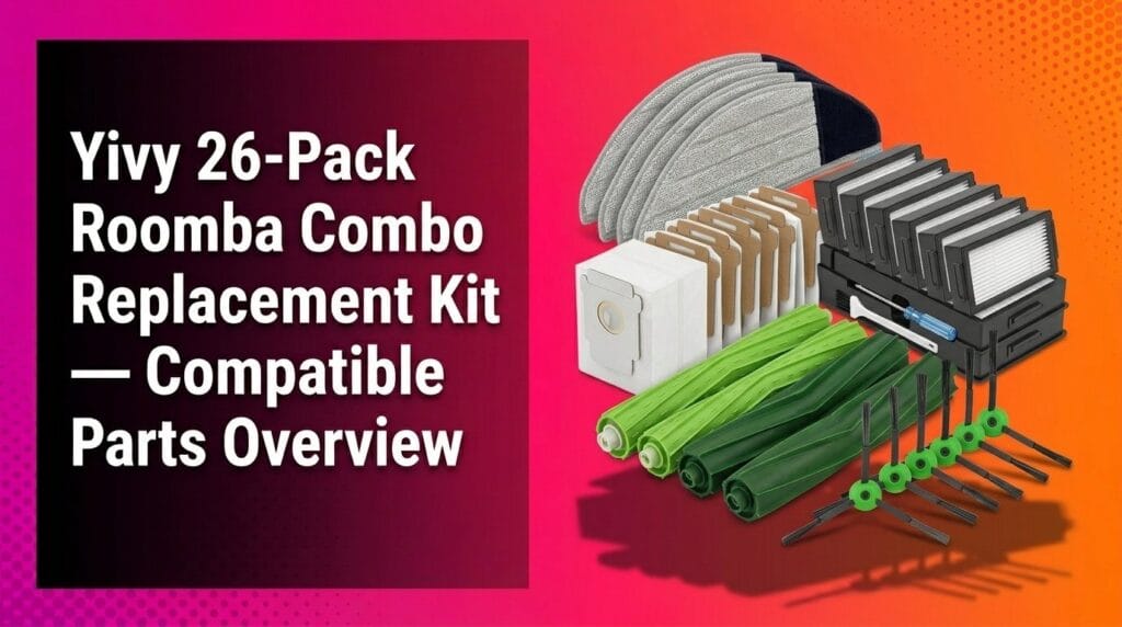 Yivy 26-Pack Roomba Combo Replacement Kit featured image on a colorful gradient backdrop.