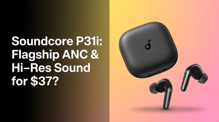 Soundcore P31i: Flagship ANC & Hi‑Res Sound for $37?