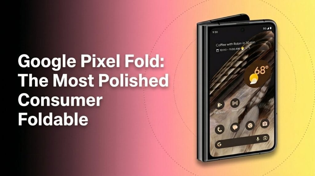 Google Pixel Fold: The Most Polished Consumer Foldable