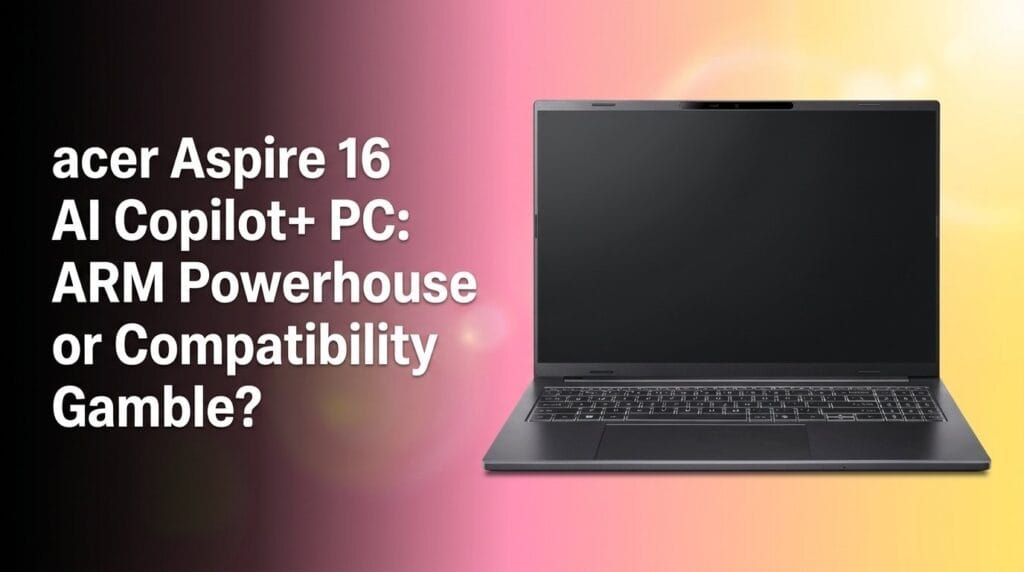 acer Aspire 16 AI Copilot+ PC: ARM Powerhouse or Compatibility Gamble?