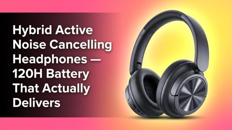 Hybrid Active Noise Cancelling Headphones — 120H Battery That Actually Delivers