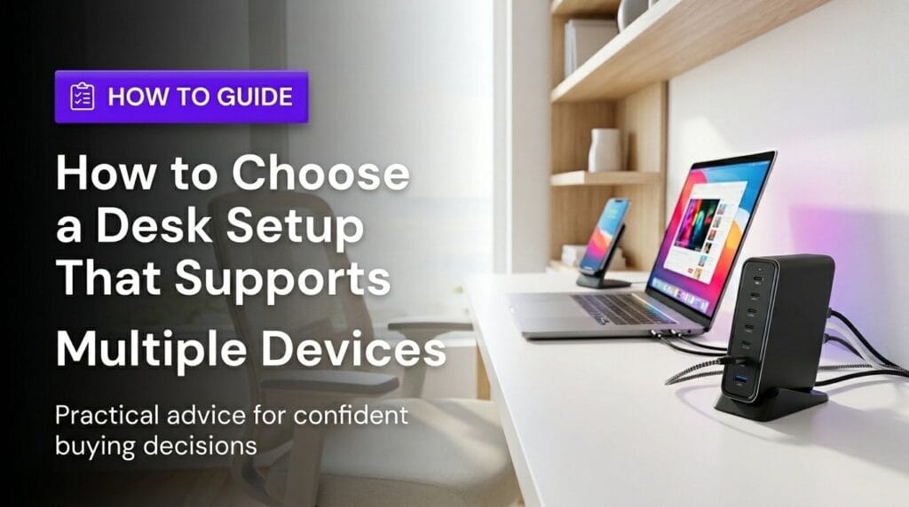 How to Choose a Desk Setup That Supports Multiple Devices