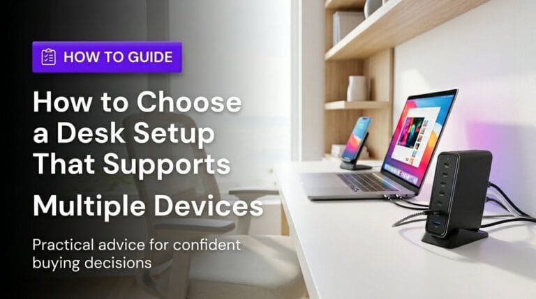 How to Choose a Desk Setup That Supports Multiple Devices