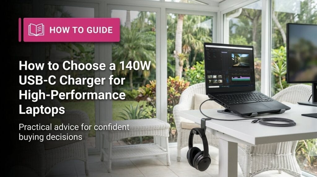 How to Choose a 140W USB-C Charger for High-Performance Laptops