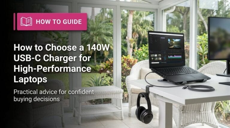 How to Choose a 140W USB-C Charger for High-Performance Laptops