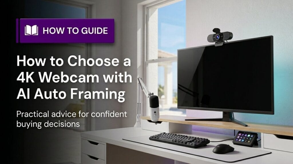 How to Choose a 4K Webcam with AI Auto Framing