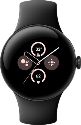 Google Pixel Watch 2 - Black/Obsidian Smartwatch — primary product photo