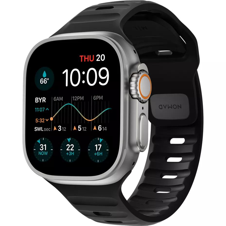 Nomad Sport Band for Apple Watch 45/49mm | Best Black
