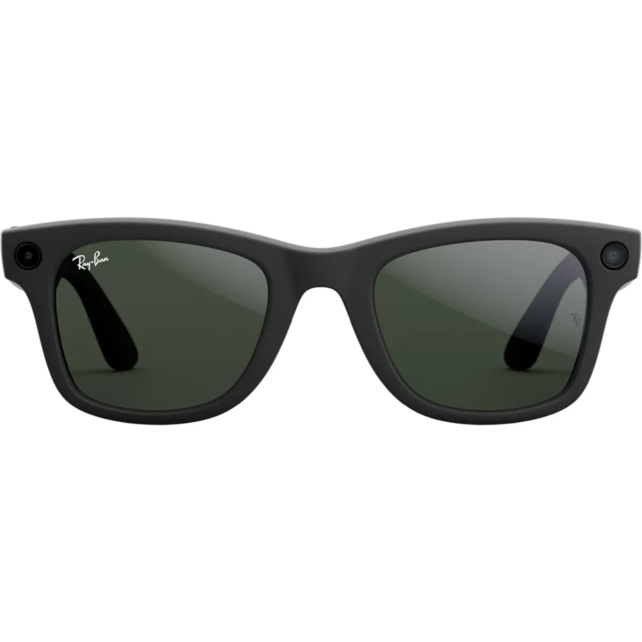 Ray-Ban Wayfarer Meta AI Glasses - Matte Black Transitions