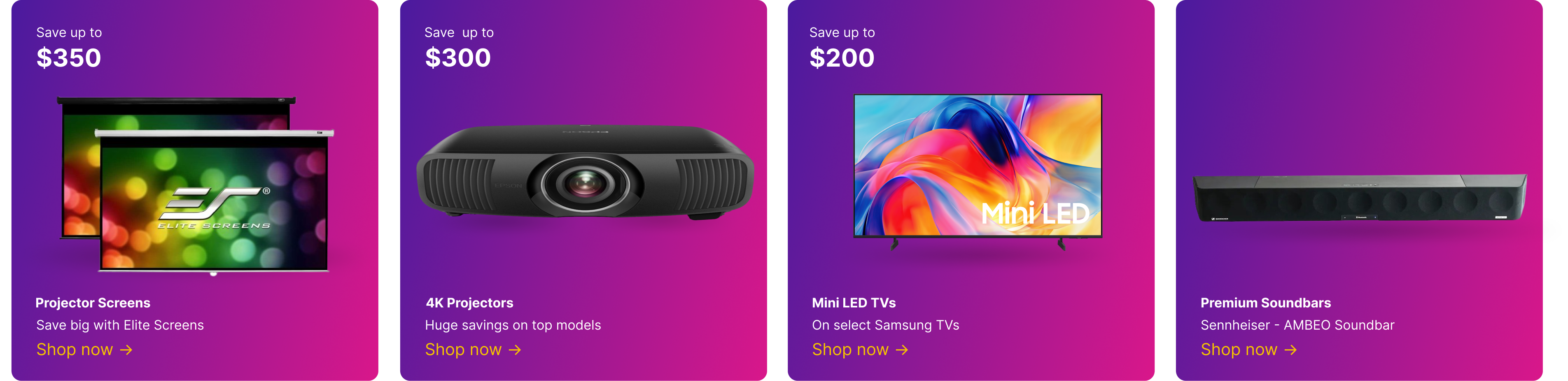 TV and home theater deals