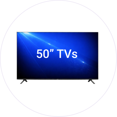 50-inch TVs (45 - 54")